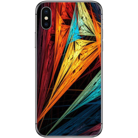 Phone Case Abstract Colorful Lines And Forms APPLE Iphone X