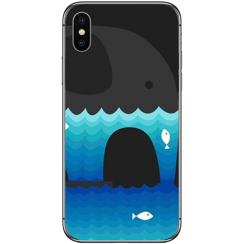 Phone Case Abstract Elephant Illustration Whater APPLE Iphone X
