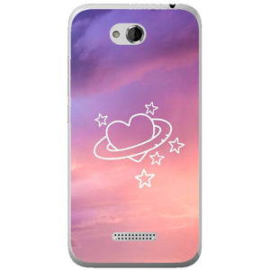 Phone case Aesthetic Sky With Heart HTC Desire 616