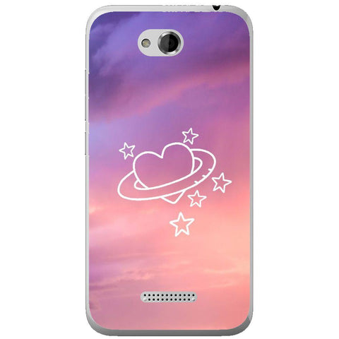 Phone case Aesthetic Sky With Heart HTC Desire 616