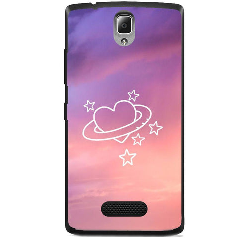 Phone case Aesthetic Sky With Heart Lenovo A1000 Vibe A