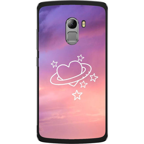 Phone case Aesthetic Sky With Heart Lenovo K4 Note A7010 Vibe X3 Lite