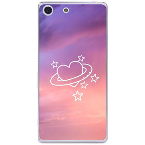 Phone case Aesthetic Sky With Heart Sony Xperia M5