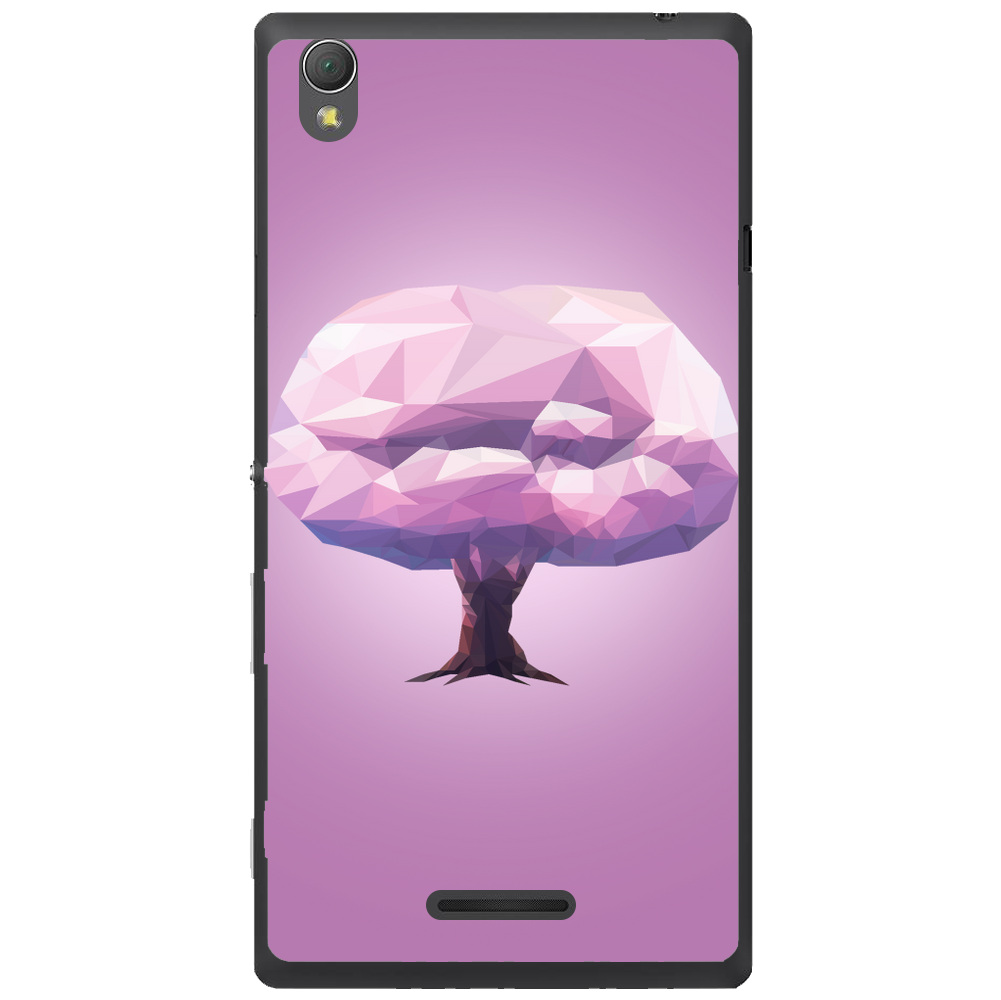 Phone case Anime Tree Low Poly Sony Xperia T3