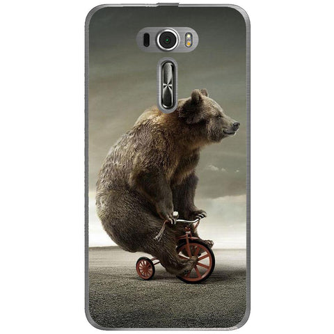 Phone case Bear On Bike Asus Zenfone 2 Laser Ze601kl