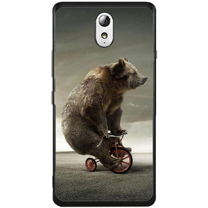 Phone case Bear On Bike Lenovo Vibe P1m