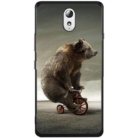 Phone case Bear On Bike Lenovo Vibe P1m