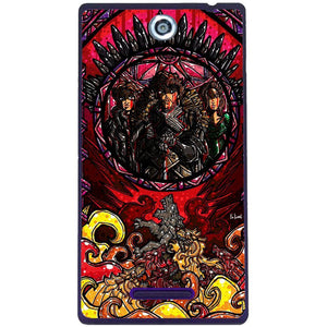 Phone Case Beautiful Death Sony Xperia C C2305
