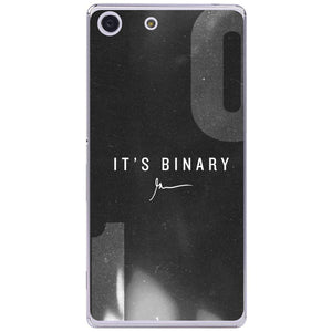 Phone Case Binary Sony Xperia M5