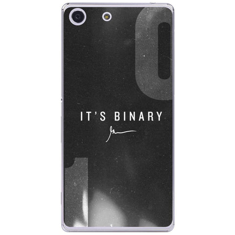 Phone Case Binary Sony Xperia M5
