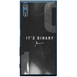 Phone Case Binary Sony Xperia Xz
