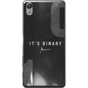 Phone Case Binary Sony Xperia X Performance