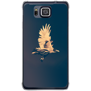 Phone case Bird Low Poly Samsung Galaxy Alpha G850