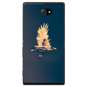 Phone case Bird Low Poly Sony Xperia M2 Dual D2302
