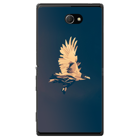 Phone case Bird Low Poly Sony Xperia M2 Dual D2302