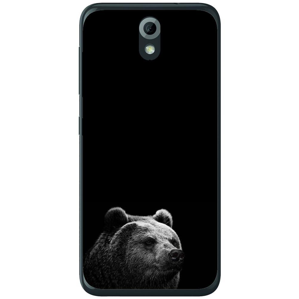 Phone Case Black Bear HTC Desire 620g
