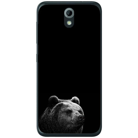 Phone Case Black Bear HTC Desire 620g