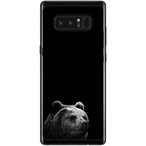 Phone Case Black Bear Samsung Galaxy Note 8