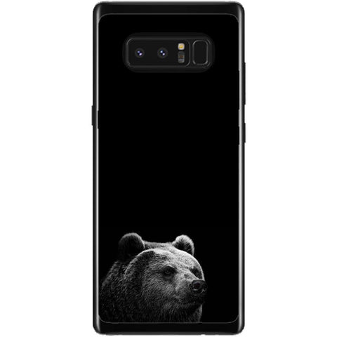 Phone Case Black Bear Samsung Galaxy Note 8