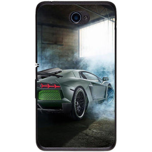 Phone Case Black Lamborghini Aventador Sony Xperia E4 E2104 5
