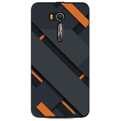 Phone Case Black And Orange Asus Zenfone Go Zb551kl