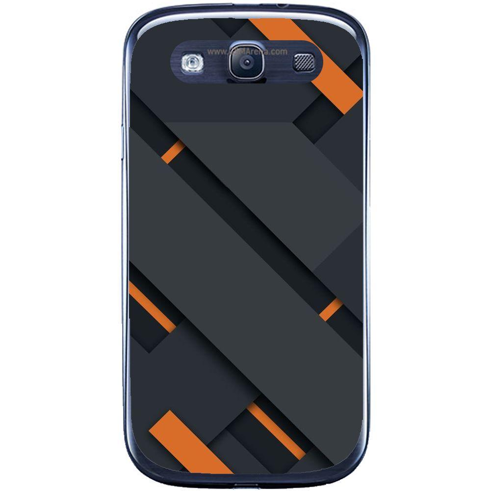 Phone Case Black And Orange Samsung Galaxy S3 Neo I9301 S3 I9300