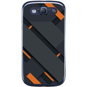 Phone Case Black And Orange Samsung Galaxy S3 Neo I9301 S3 I9300