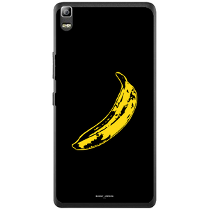 Phone Case Black Grunge Banana Lenovo K3 Note A7000