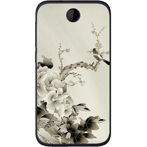 Phone Case Blossom Peony HTC Desire 310