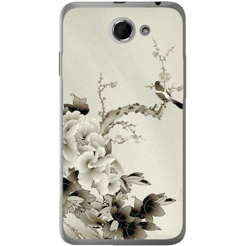 Phone Case Blossom Peony HTC Desire 516
