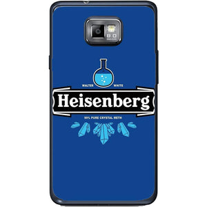 Phone Case Blue Heisenberg Samsung Galaxy S2 Plus I9105
