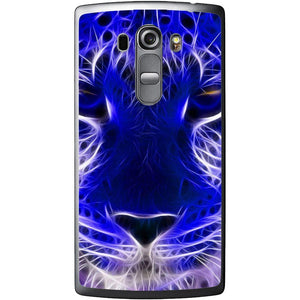 Phone Case Blue Neon Lion LG G4 Beat G4s H735