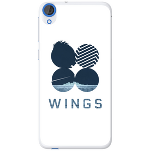 Phone Case Blue Wings HTC Desire 820