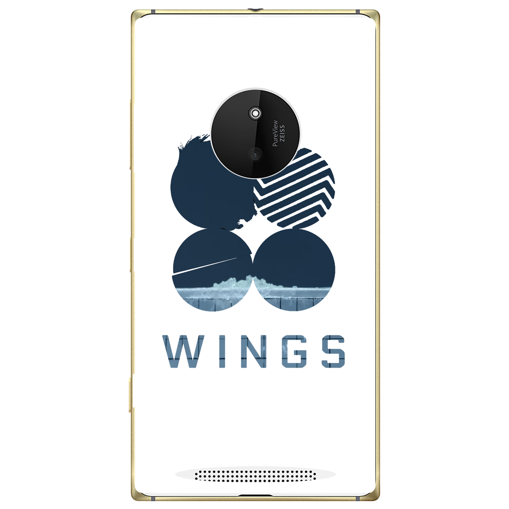Phone Case Blue Wings Nokia Lumia 830