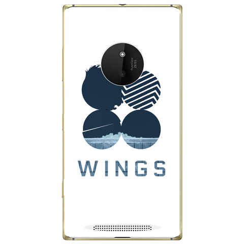 Phone Case Blue Wings Nokia Lumia 830