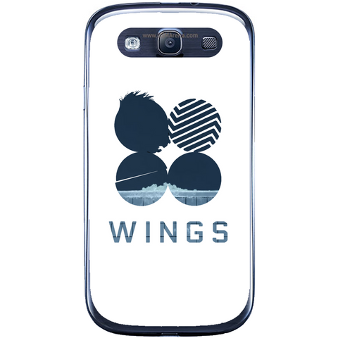 Phone Case Blue Wings Samsung Galaxy S3 Neo I9301 S3 I9300