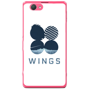 Phone Case Blue Wings Sony Xperia Z1 Compact D5503