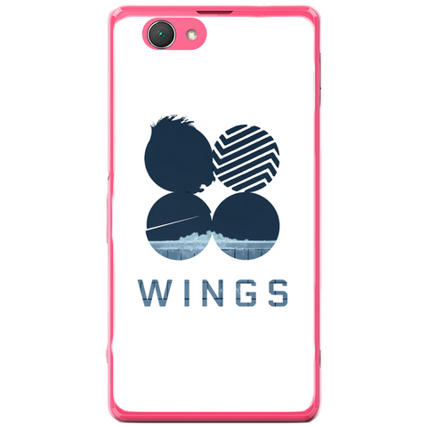 Phone Case Blue Wings Sony Xperia Z1 Compact D5503