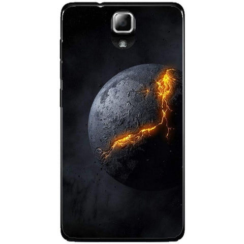 Phone Case Broken Dark Planet Lenovo A536