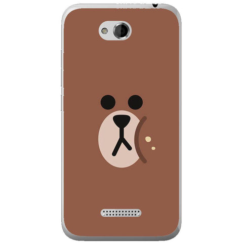 Phone Case Brown Bear Face HTC Desire 616