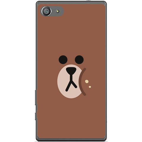 Phone Case Brown Bear Face Sony Xperia Z5 Compact
