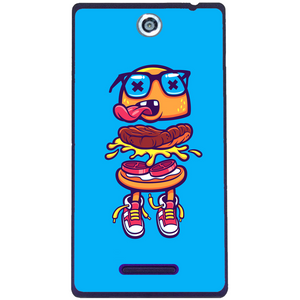 Phone Case Burger Jump Sony Xperia C C2305