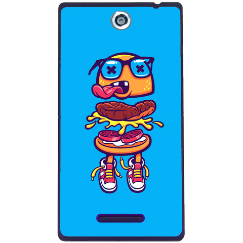Phone Case Burger Jump Sony Xperia C C2305