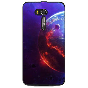 Phone Case Burning Planet View Asus Zenfone Go Zb551kl