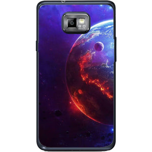 Phone Case Burning Planet View Samsung Galaxy S2 Plus I9105