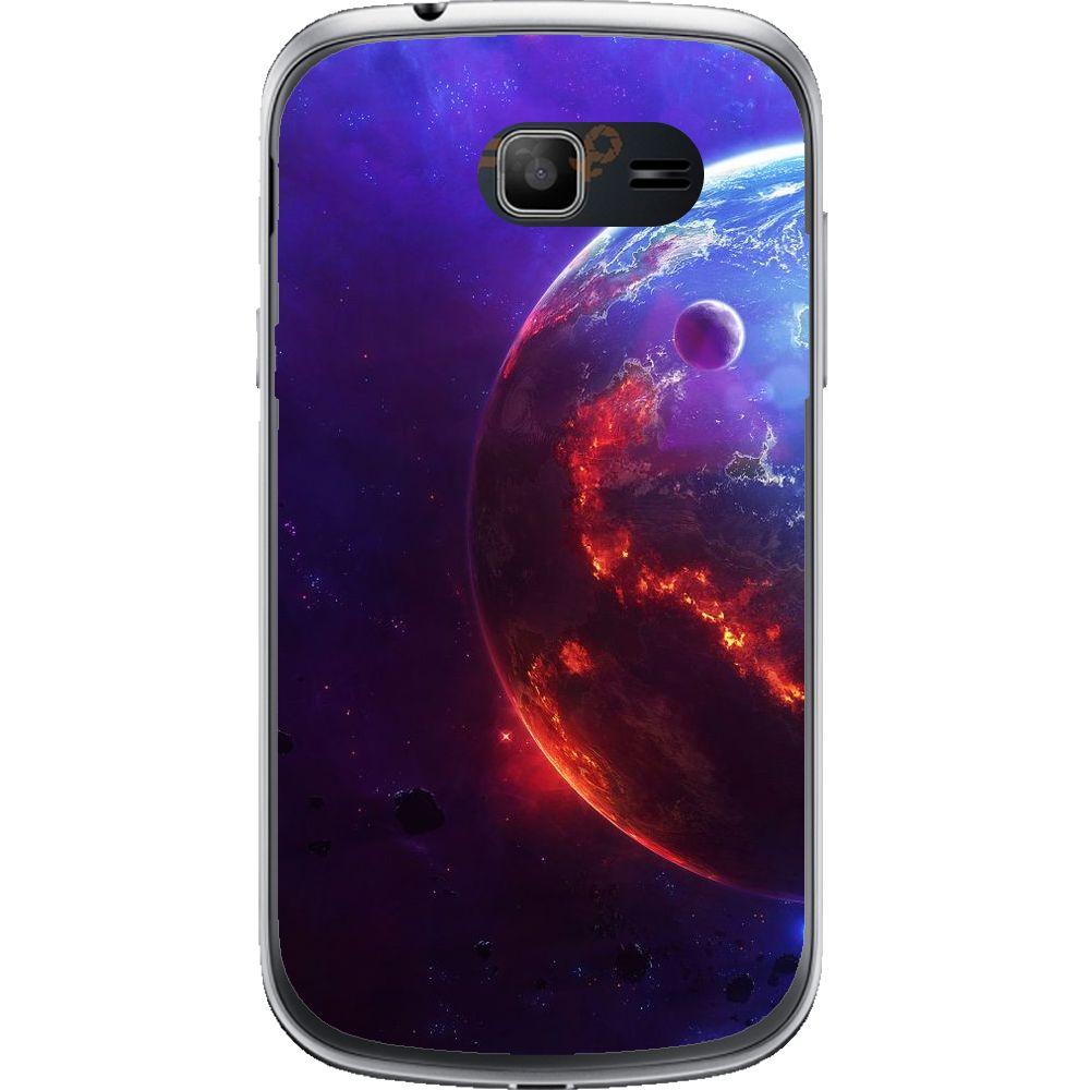 Phone Case Burning Planet View Samsung Galaxy Trend Lite S7390