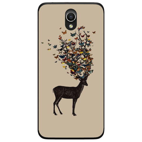 Phone Case Butterfly Deer Asus Zenfone Go Zb452kg