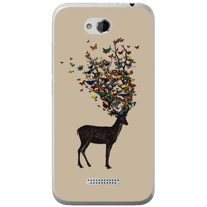 Phone Case Butterfly Deer HTC Desire 616