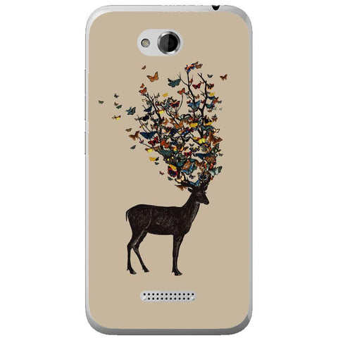 Phone Case Butterfly Deer HTC Desire 616