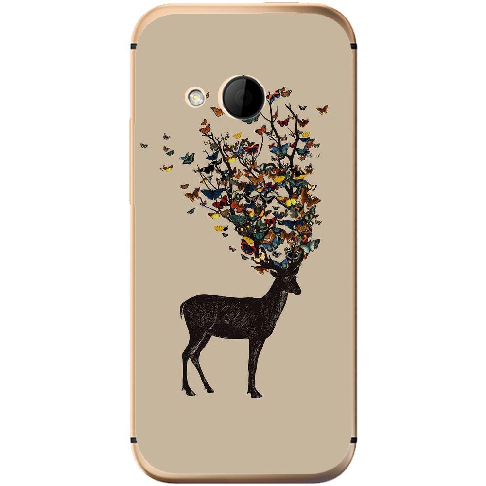 Phone Case Butterfly Deer HTC One Mini 2